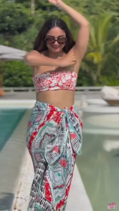 Enjoy Bong Slut Tridha's Raandinaach while falunting her Milky Tits, Clean Armpits,