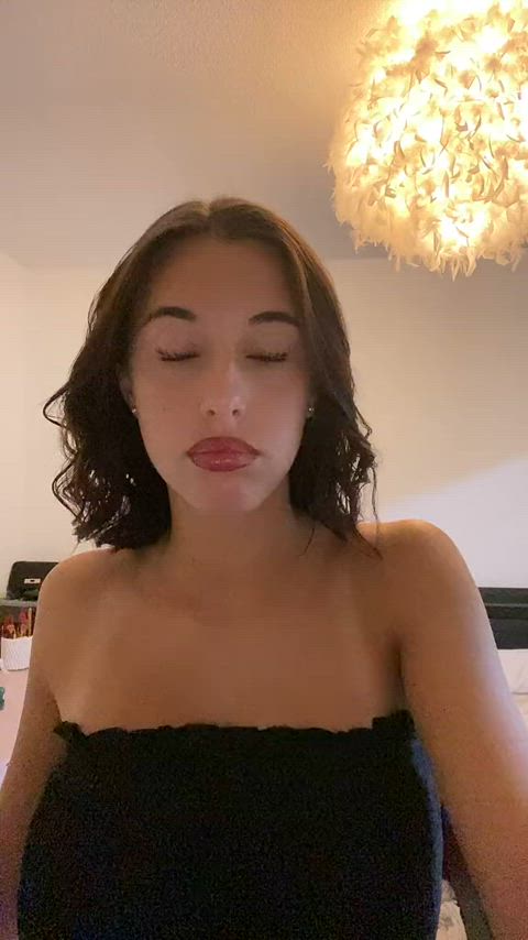 big tits boobs tit worship gif