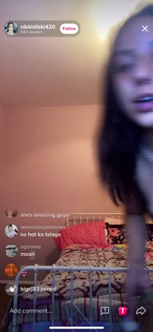 Flashing Nipslip TikTok gif