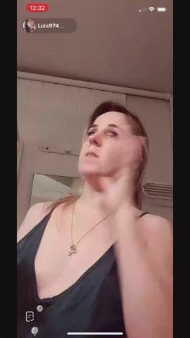 accidental nipple piercing nipples nipslip tiktok tits gif