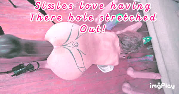 ass caption gaping sissy sissy slut sissycaption gif