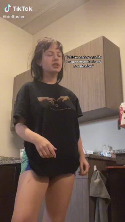 Boobs Braless TikTok gif