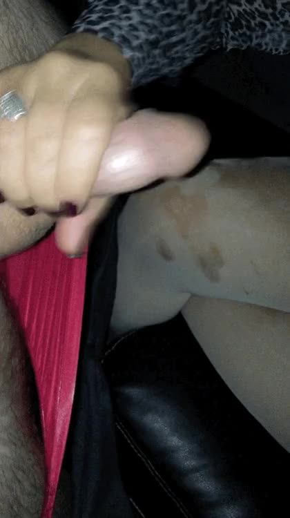 More cum on tan tights