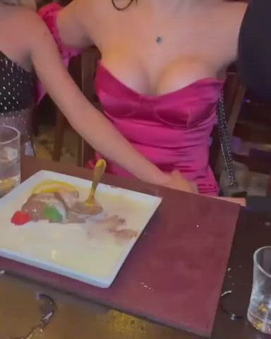 Tease Lesbian Kissing gif