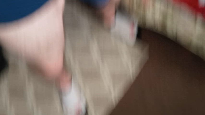 big dick cockslap exhibitionist naked thick cock gif