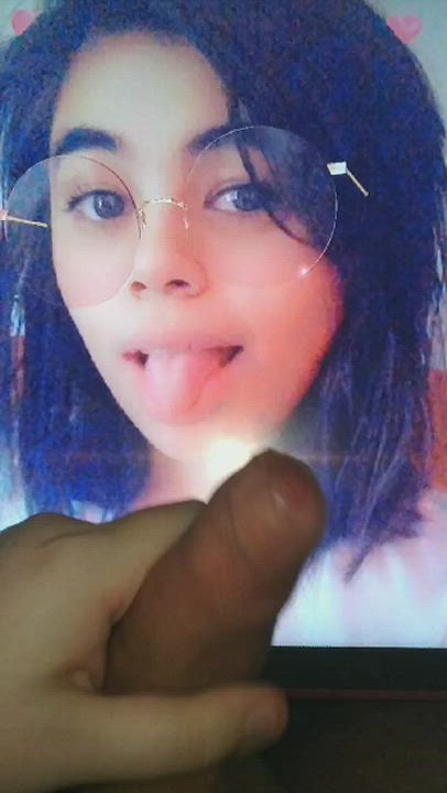 A cuck begged me to cum on his cute gf