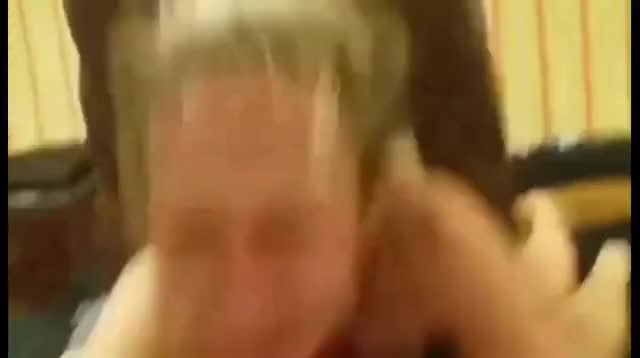 Blonde wife having a hard time taking BBC size