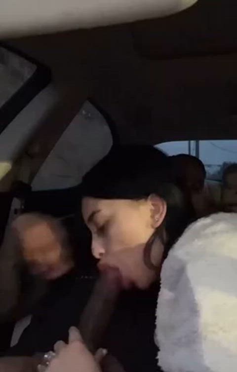 amateur bbc big dick blowjob car car sex latina gif