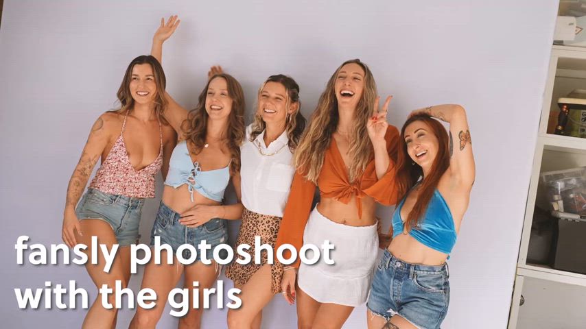 amateur ass babes big tits blonde brunette fansly photoshoot gif