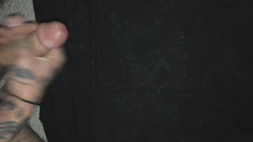 Cock Cum Masturbating gif