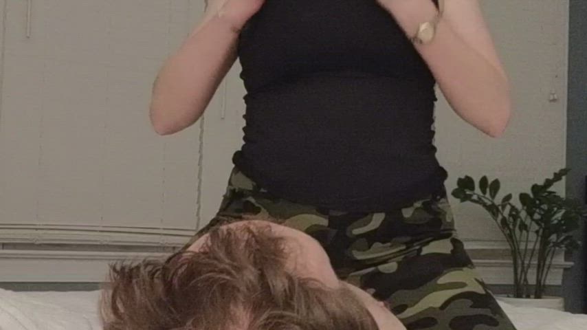 69 Big Ass Big Tits Cowgirl Creampie Leggings Riding Twerking Yoga Pants gif