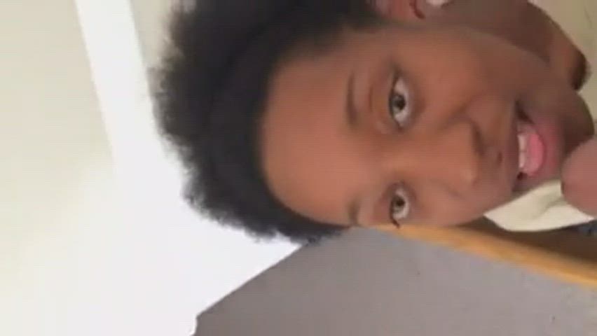 amateur bbc cum cum in mouth cumshot ebony facial gif