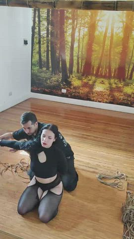 bdsm bondage shibari gif