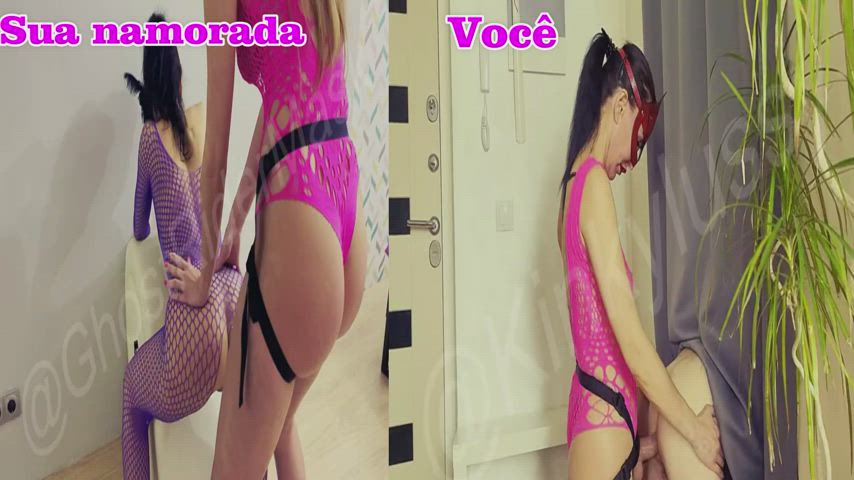 caption femboy strap on gif
