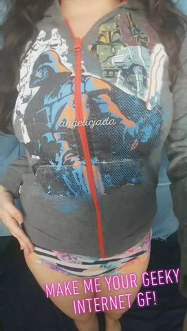 amateur big tits geek girlfriend homemade natural tits panties petite slow motion