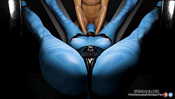 Neytiri Bound Blowjob