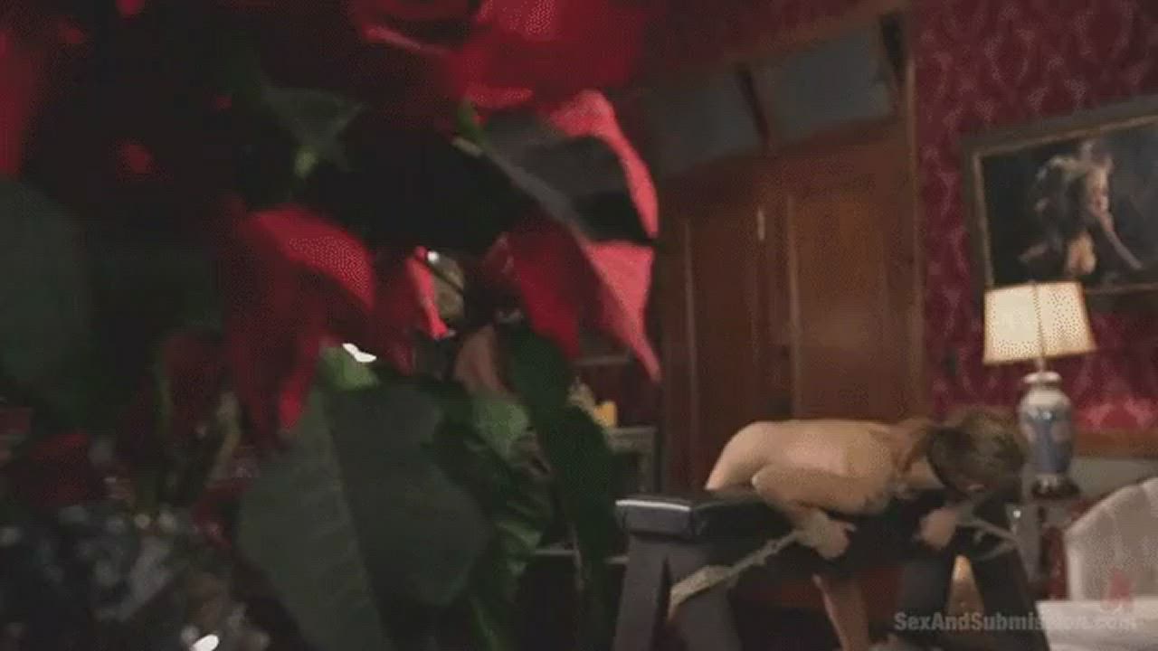 Anal Ball Gagged Bondage gif