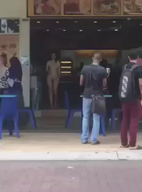 nude nudity outdoor public gif