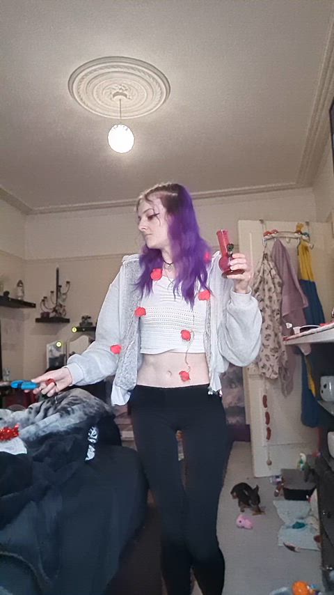 petite babe tiktok gif