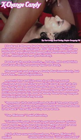 interracial nsfw pussy xchange gif