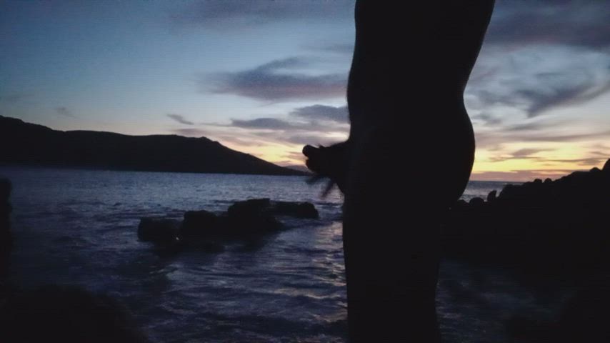 beach cum cumshot erection male masturbation masturbating nudist nudity orgasm outdoor