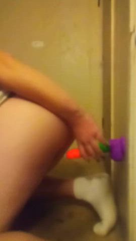 anal anal play ass big ass bussy dildo femboy riding sissy gif