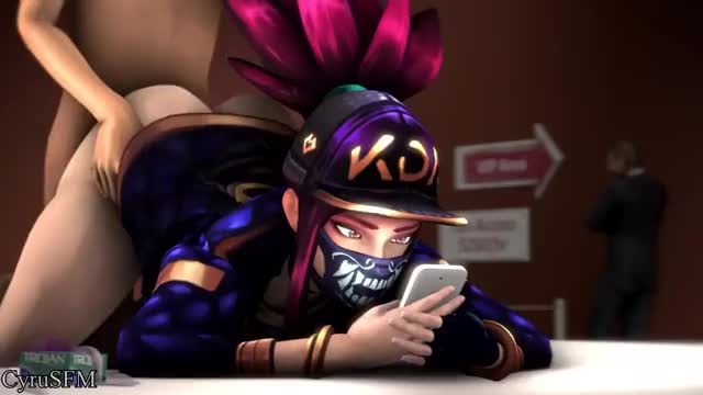 Akali busy texting