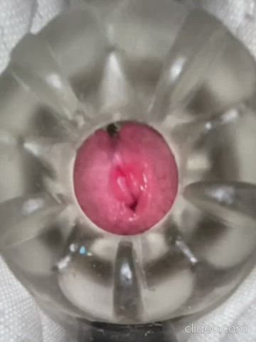 My quickshot closeup with cumshot in slow-motion