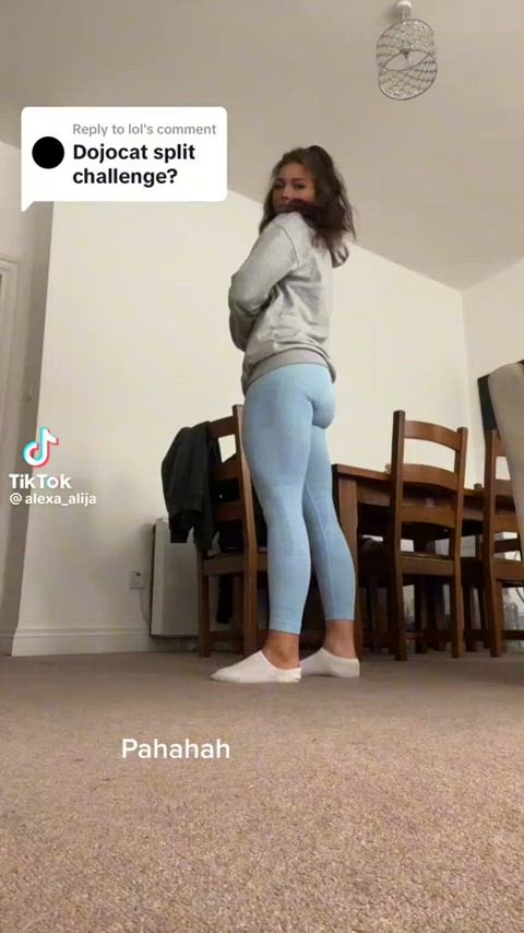 ass ass clapping ass spread babe big ass booty brunette bubble butt gymnast round