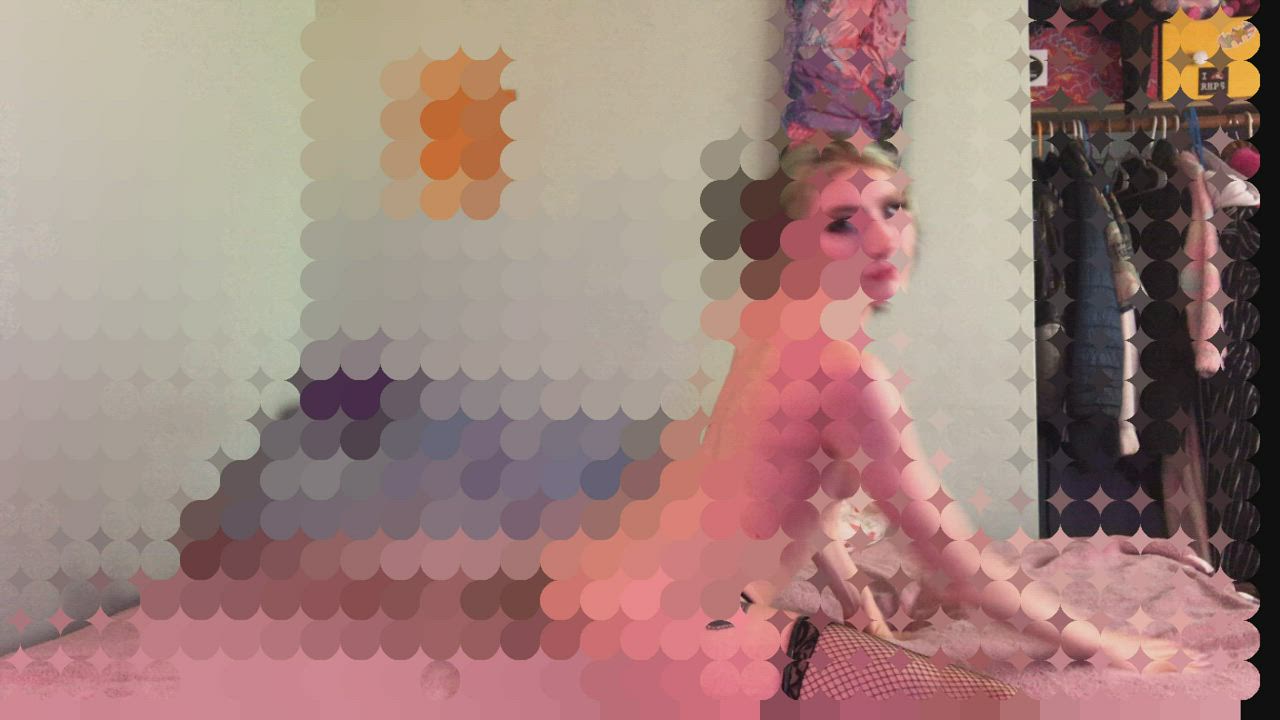 Censored Female Sissy Teasing gif