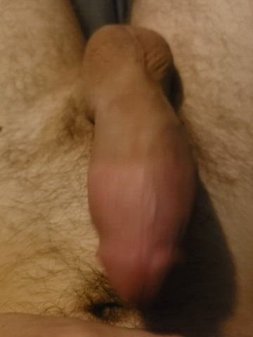 bwc big balls big dick cut cock male masturbation solo thick cock gif
