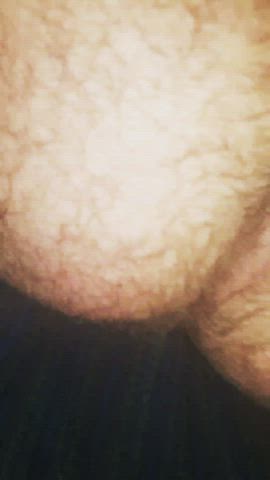 Puffing on cummy cigar after inserting it into my well bred hole. (OC)