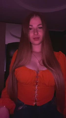 Horny Hostel Tit Fuck Tits gif