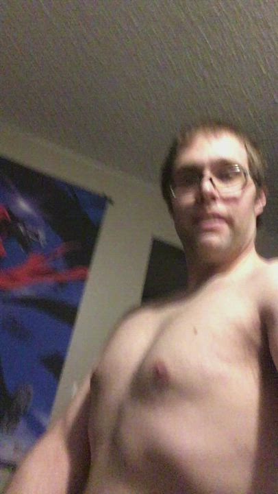 Having fun with my flesh light and cock ring