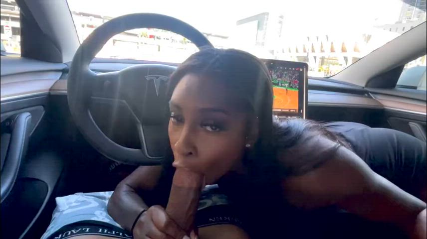 Lil quick suck in the Tessie 🕷️⚡️🔋 full vid in comments !!!!