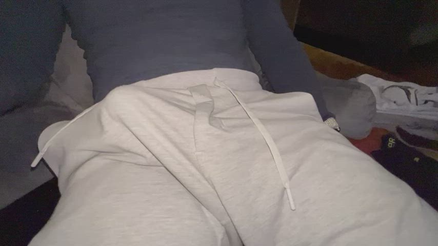 clothed cock erection penis gif