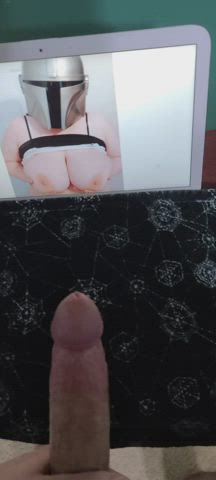Cumshot Huge Tits Master Tribute gif