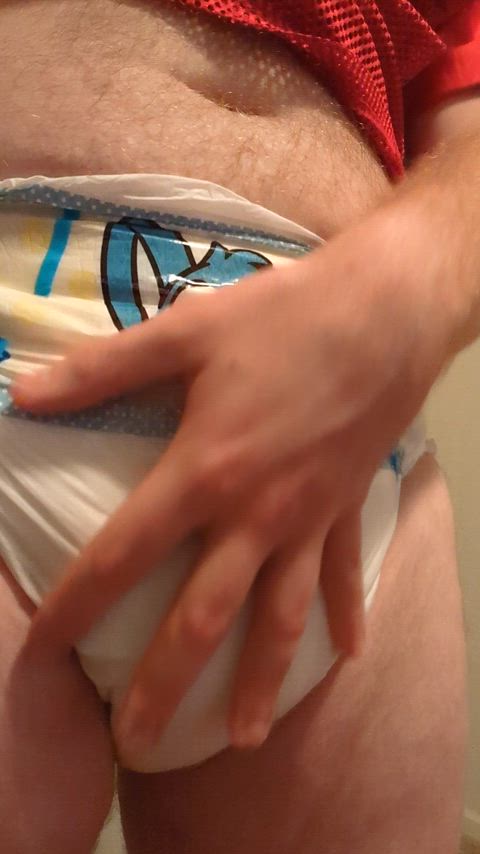 diaper rubbing solo gif