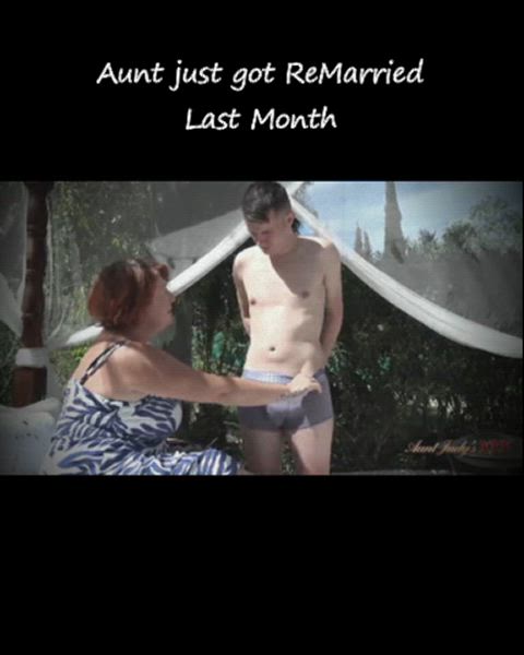 aunt aunty big ass big tits caption doggystyle milf nephew step-mom step-son gif