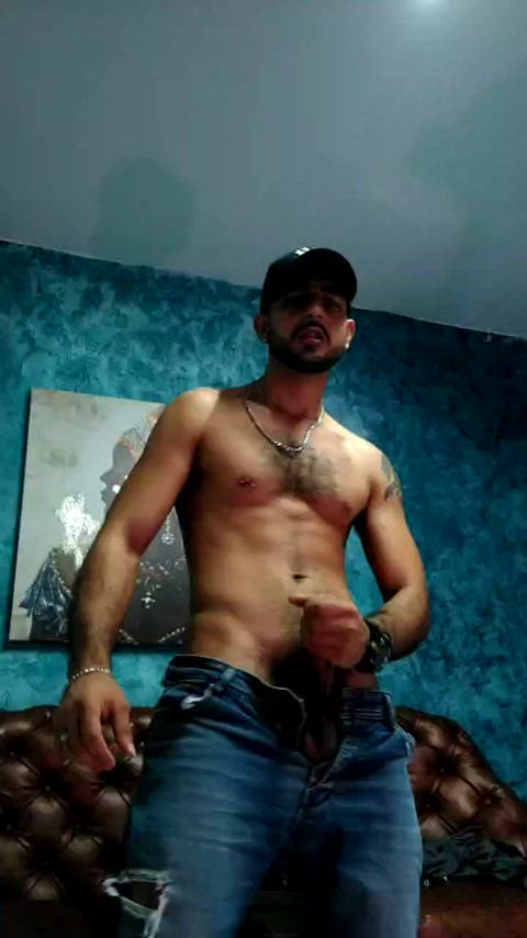 ass big dick cock cum cumshot public gif