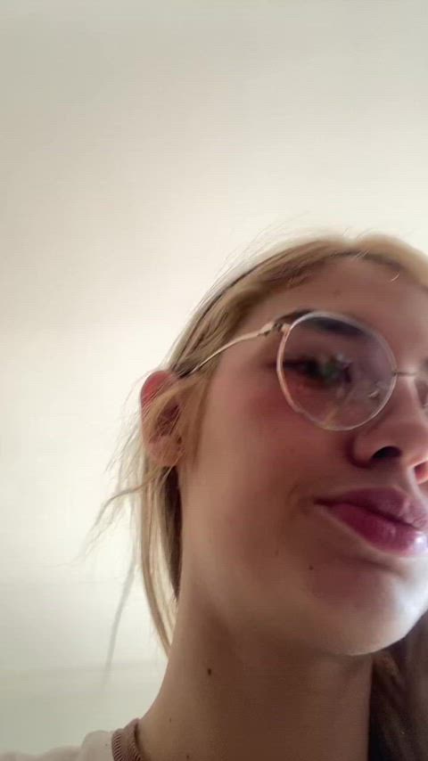 braless colombian cute glasses tiktok tik-tok gif