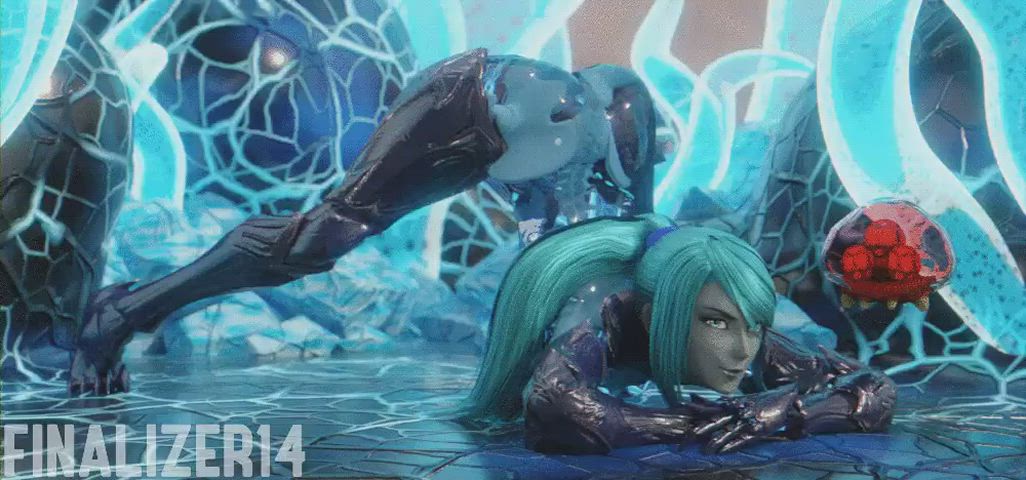 Dark Samus Showing Off (Nautilic ) [Metroid]
