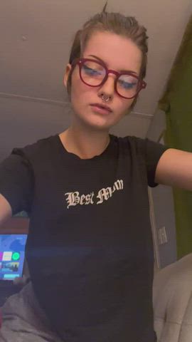 Big Tits Ghost Nipples Glasses MILF Pawg Tits Titty Drop gif