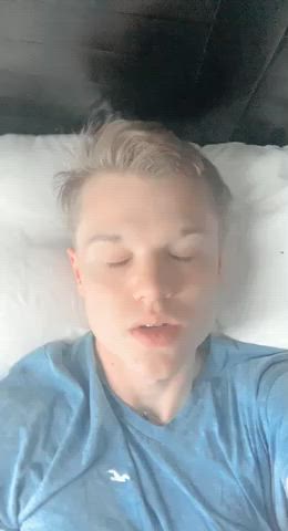 Moaning while I touch myself :)
