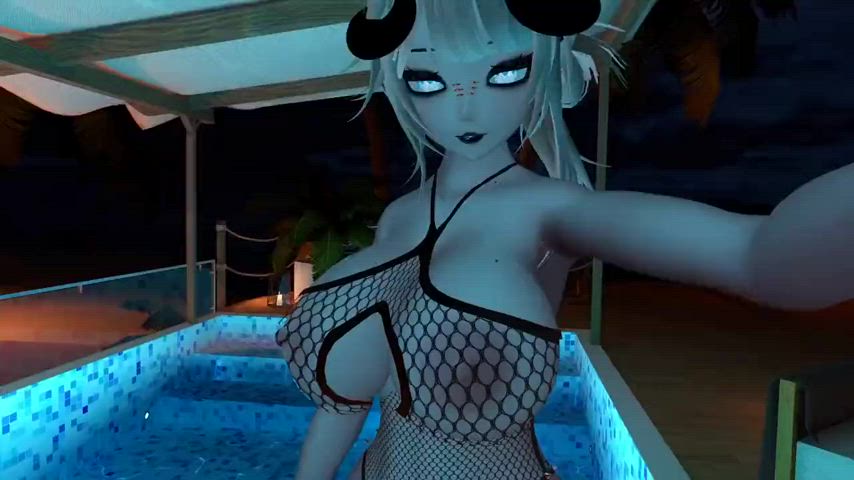 Did you order huge tits in fishnets with a side of futa?