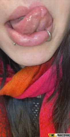 amateur lips onlyfans teen tongue fetish gif