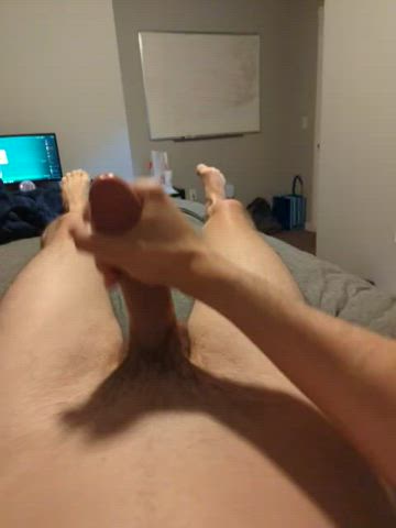bwc cut cock male masturbation gif