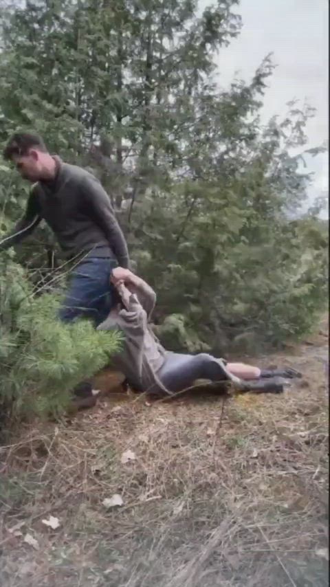forced gagging submissive used gif