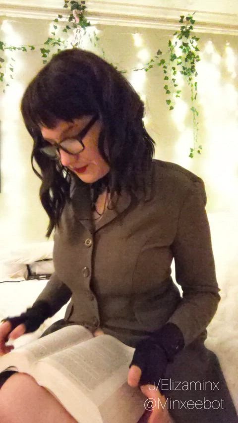 femdom natural tits professor role play roleplay goddess solo gif