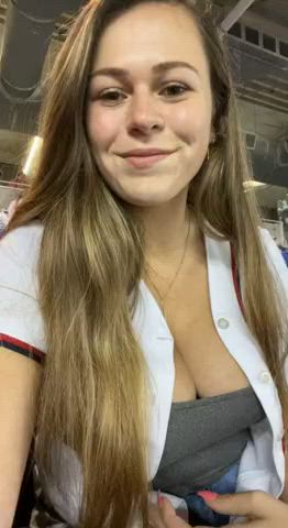 Big Tits Bouncing Tits MILF gif